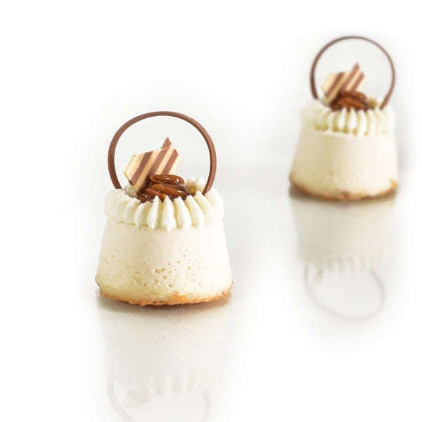 caramel mini cheesecakes